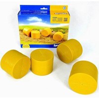 Bruder Accesorios Granja Pacas de Heno Claas Rollant Redondas - 4 unidades