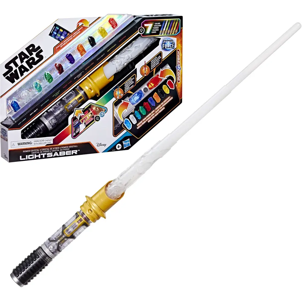 Hasbro sable láser Star Wars Crystal Combiner juguete espada