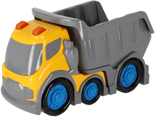 KiddyGo camión volquete de juguete con luces y sonidos 31 cm azul-3