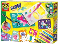 Ses airbrush graffiti set - juguete artístico creativo para niños