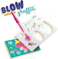 Ses airbrush graffiti set - juguete artístico creativo para niños-3