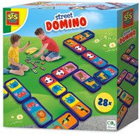 Ses - Street domino - Gran juguete de exterior con animales y bolsa