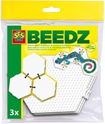 Ses cuentas para planchar base hexagonal acoplable 3 piezas juguete creativo