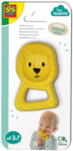 Ses juguete de dentición caucho natural león juguete bebé seguro-2