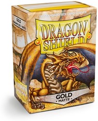 Dragon Shield fundas para cartas mate dorado 100 unidades - protección cartas