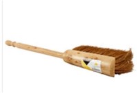 Luva cepillo de mano para limpieza con mango largo 60cm marrón