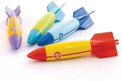 Intex juguete de buceo torpedos set de 4 juego de piscina colorido