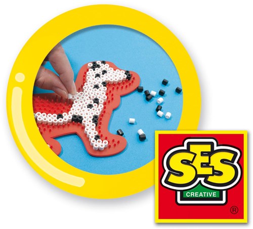 Ses base para cuentas de planchar perro - placa creativa para niños-2