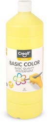 Creall témpera amarillo claro 1 litro - pintura escolar para niños