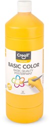 Creall témpera amarillo oscuro 1 litro - pintura lavable infantil