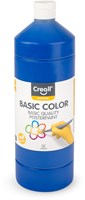 Creall témpera azul real 1 litro pintura escolar pintura infantil