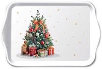 Bandeja de servicio Ambiente árbol de Navidad 13x21cm melamina decorativa