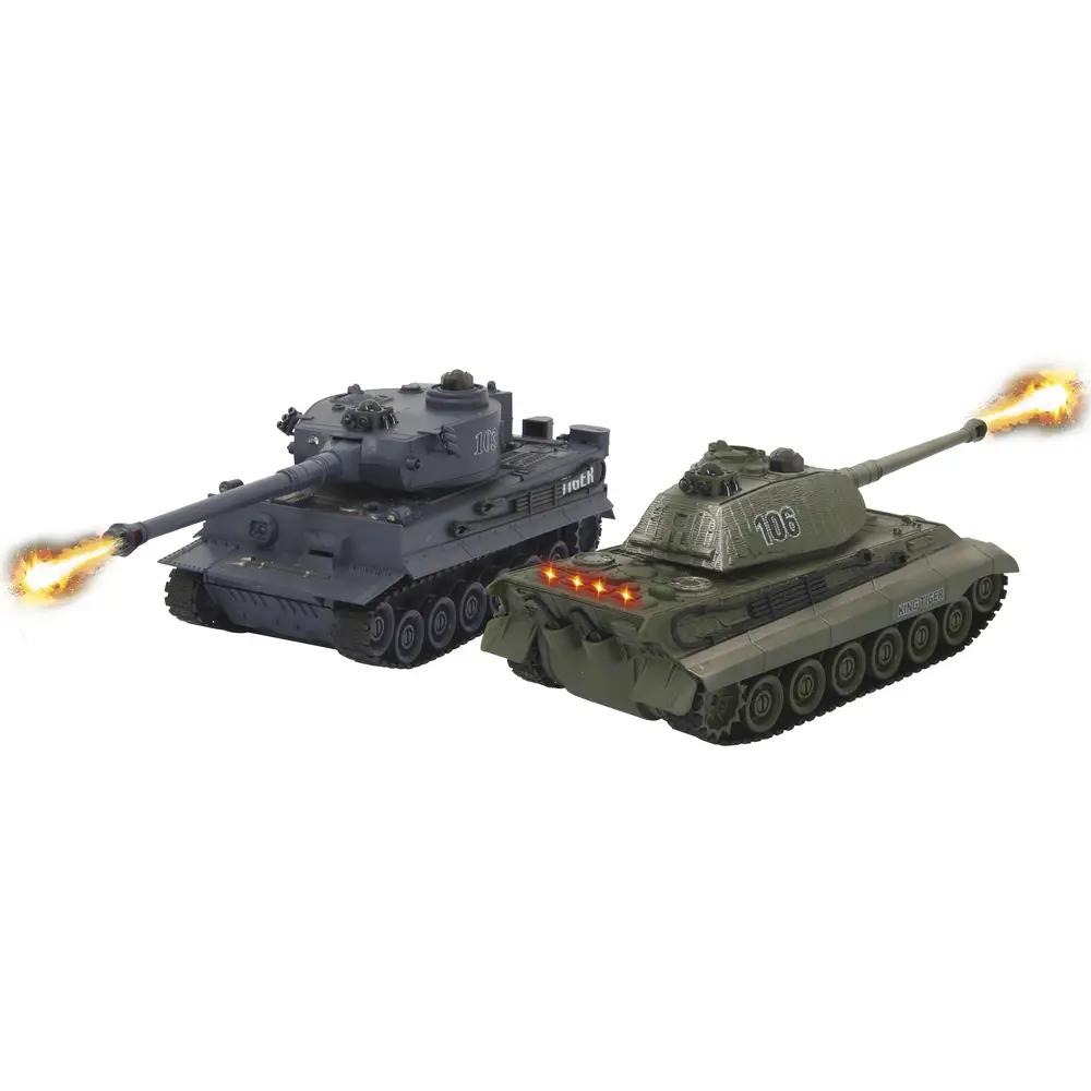 Jamara RC Panzer Tiger Battle Set 1:28 - Tanque teledirigido