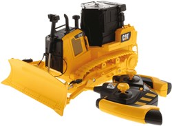 Carrera RC bulldozer CAT D7E - vehículo de construcción teledirigido 1:35 amarillo