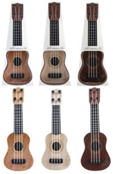 Kidsfun guitarra juguete plástico 25cm instrumento musical colorido