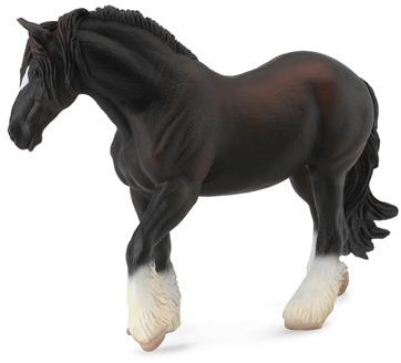 COLLECTA Shire Horse Yegua Negro - (XL)-2