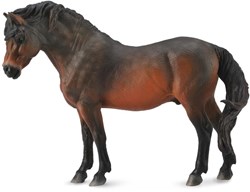 Collecta juguete Dartmoor Pony marrón castaño figura de plástico