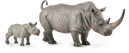 Collecta rinoceronte blanco XL figura de juguete - animal safari-3