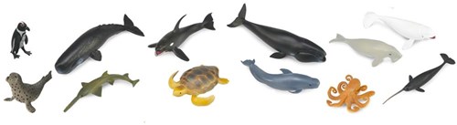 Conjunto de 12 animales marinos de COLLECTA-2