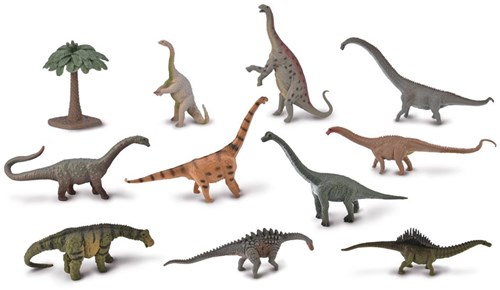 Collecta set de dinosaurios - 11 figuras miniatura juguete-2
