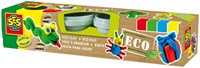 Ses plastilina - Eco - 4 colores - ecológica y lavable-2