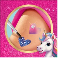 Ses tatuajes y purpurina unicornio - set creativo para niños-3