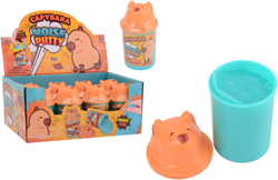 Johntoy capybara putty juguete 12 piezas en expositor multi