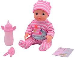 Baby Rose Muñeca bebe y orina Baby Rose 17 cm. 27709