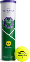 Slazenger pelotas de tenis Wimbledon 2026 - Amarillo - Tubo de 4