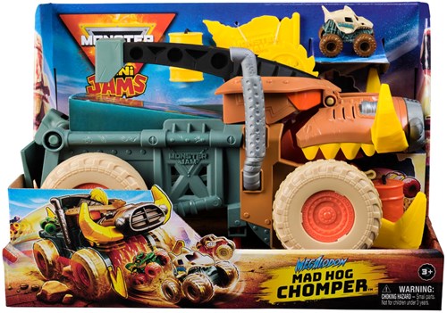 van der Meulen Monster Jam Mini Megalodon Mad Hog Chomper Set de juego