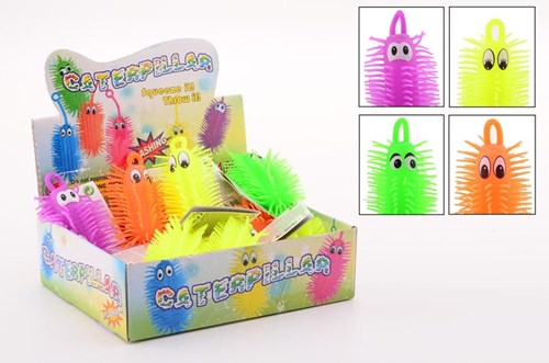 24 fun toy oruga de 12 cm con luz 24252
