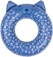 Swim Essentials flotador azul estampado leopardo 55 cm - aro de natación infantil