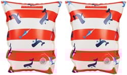 Swim Essentials Brassards De Nage 2-6 Ans - Baleine Rouge-Blanc