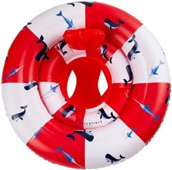 Swim Essentials Flotteur 0-1 Ans - Baleine Rouge-Blanc - 69 Cm