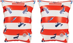 Swim Essentials Brassards De Nage 0-2 Ans - Baleine Rouge-Blanc