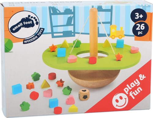Small Foot juego de equilibrio de madera balancín para niños-2