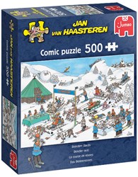 Jumbo puzzle Jan van Haasteren Carrera de Renos 500 piezas cartoon