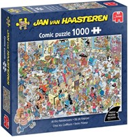 Jumbo puzzle Jan van Haasteren peluquería 1000 piezas rompecabezas