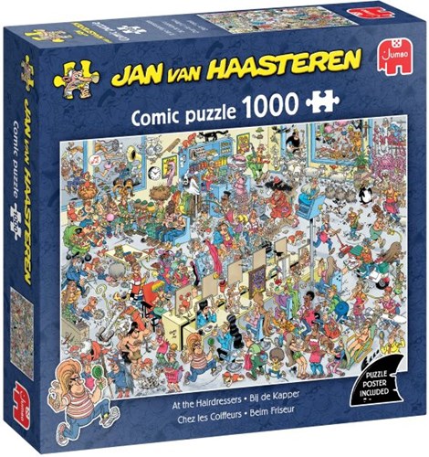 Jumbo puzzle Jan van Haasteren peluquería 1000 piezas rompecabezas