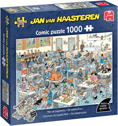 Jumbo rompecabezas Jan van Haasteren exposición felina 1000 piezas puzzle