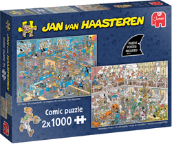 Jumbo puzzle Jan van Haasteren DIY Shop - puzzle 2x1000 piezas