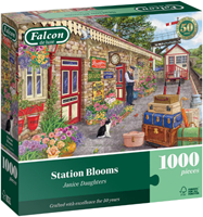 Jumbo puzzle 1000 piezas Falcon Station Blooms rompecabezas cartón