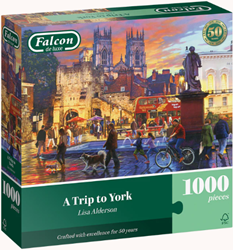 Jumbo puzzle Falcon 1000 piezas puzzle ciudad de York adultos