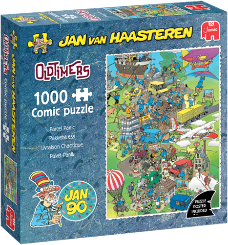 Jumbo puzzle Oldtimer Pakketstress 1000 piezas puzzle de dibujos animados