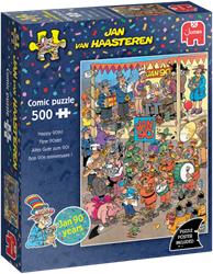 Jumbo rompecabezas Jan van Haasteren Fijne 90ste! 500 piezas dibujo animado
