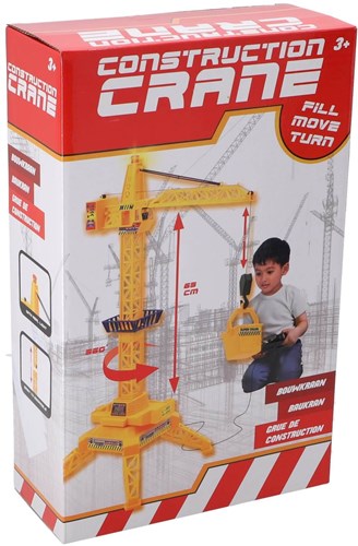 KiddyGo grúa juguete con control por cable y luz - vehículo de construcción