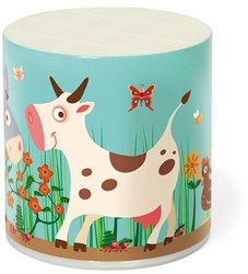 Scratch juguete vaca retro - Marie sonido azul