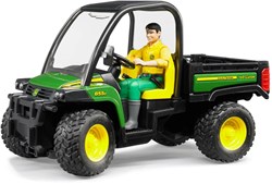Bruder John Deere Gator 855D coche de juguete con conductor 1:16