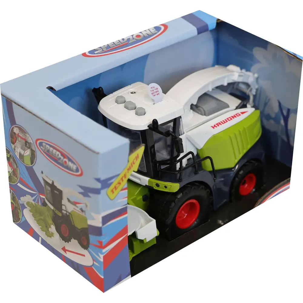 Speedzone picadora de maíz de juguete con luz, sonido y fricción 19cm
