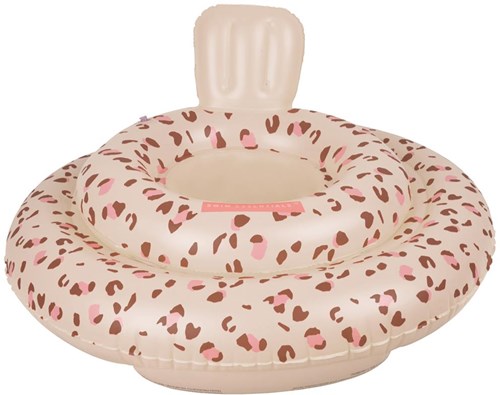 Swim Essentials asiento flotante bebé leopardo rosa 0-1 año 69 cm-2